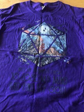 Purple DnD Tee